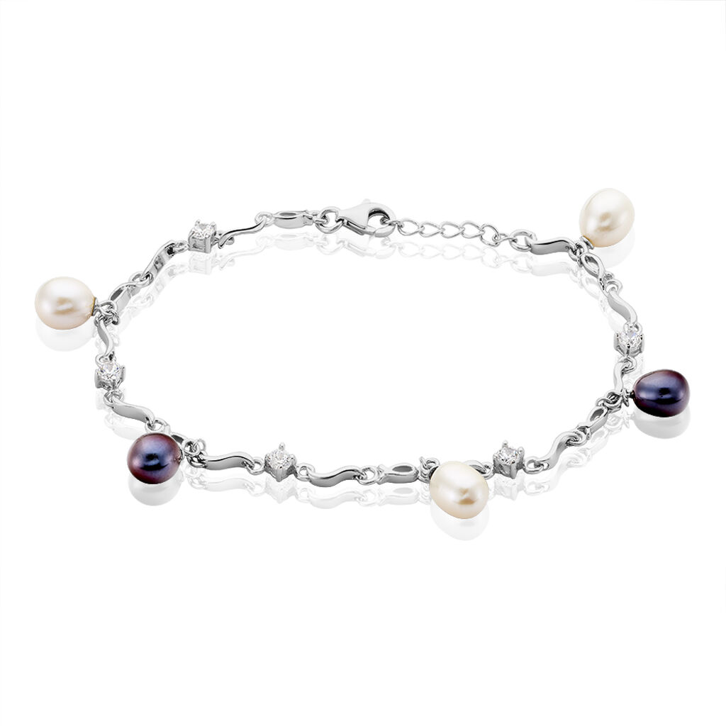 Bracelet Salomee Argent Blanc Perle De Culture