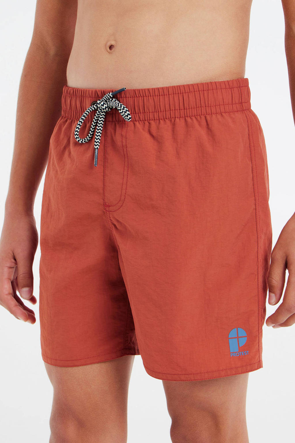 zwemshort CULTURE JR roodbruin