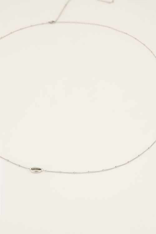 Souvenir belly chain met schelp