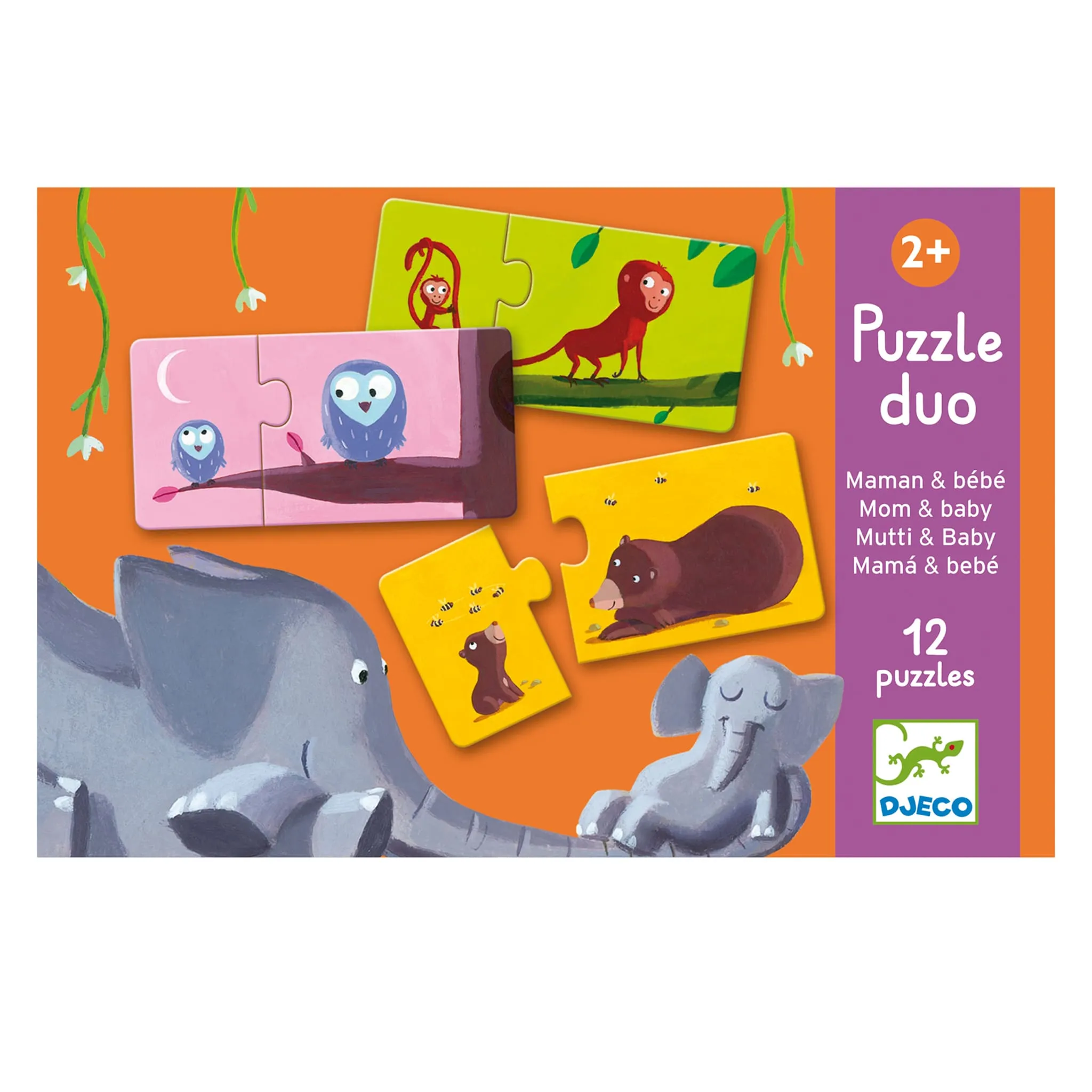 Djeco Puzzle duo - Maman et bébé