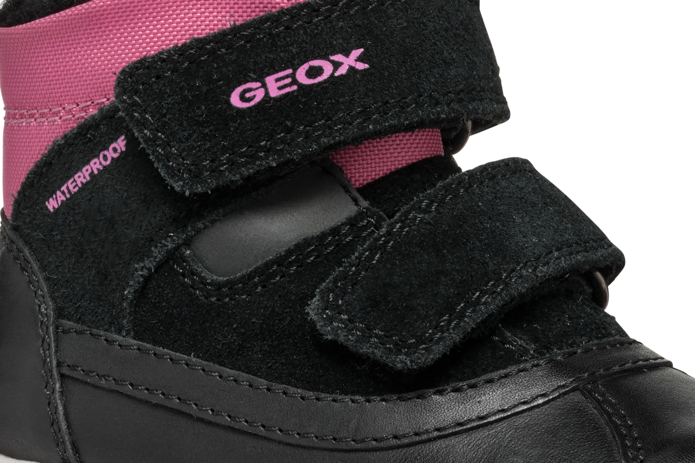 Geox Winterboots »B OMAR GIRL WPF C«  , Klettstiefel,  Babystiefel, Winterstiefel mit Kontrastbesatz