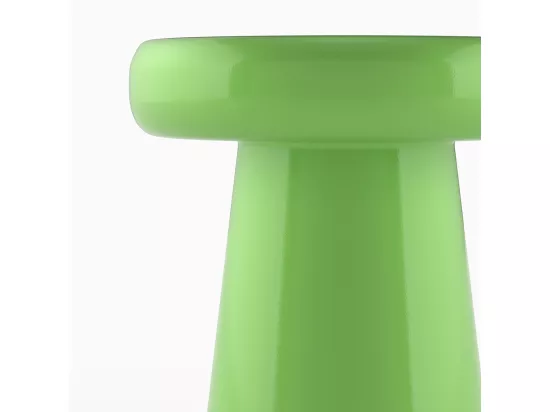 Table d'appoint ronde en métal vert D40 cm - Anouk