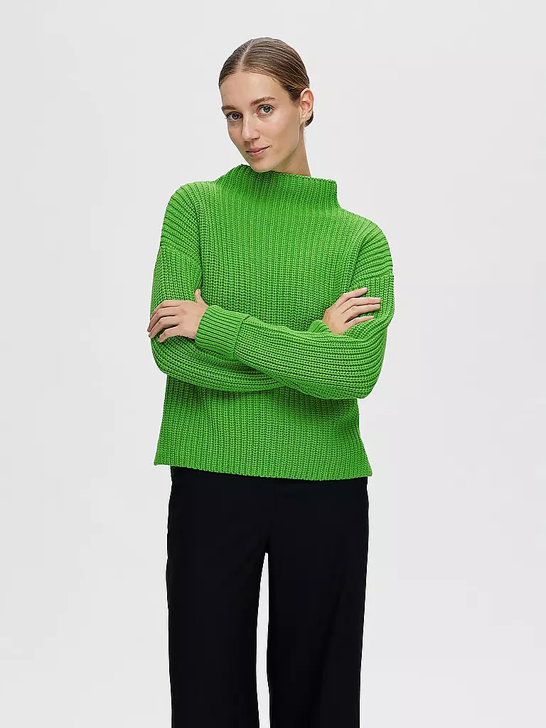 SELECTED FEMME Pullover SLFSELMA grün