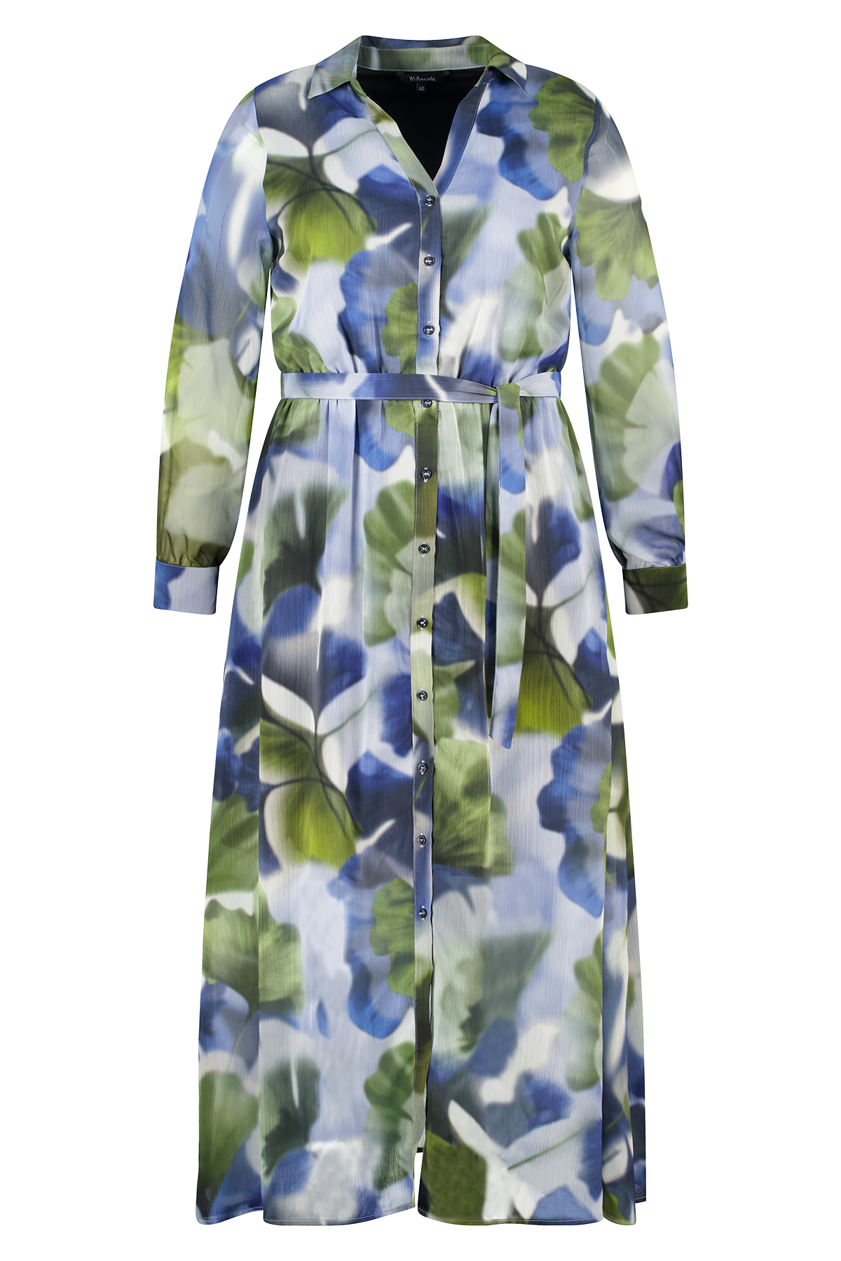 Lange jurk met print Multi Green