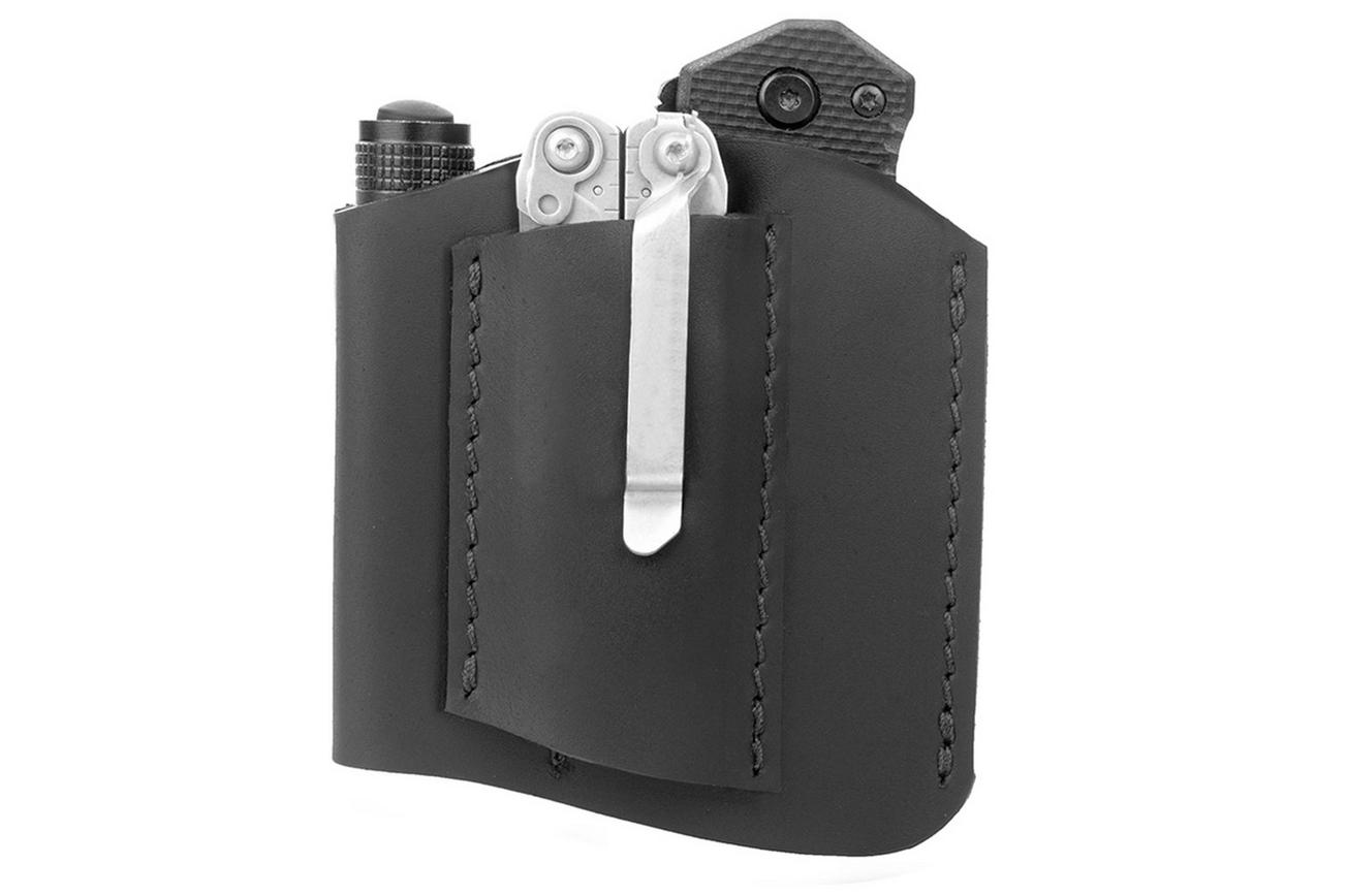 1791 EDC Pocket Comfort Tool Organizer EDC-PK-CMF-BLK-A Black, lederen broekzakholster