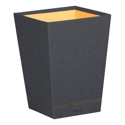 RHODIA Rhodiarama - Corbeille à papier - titane - en polyuréthane