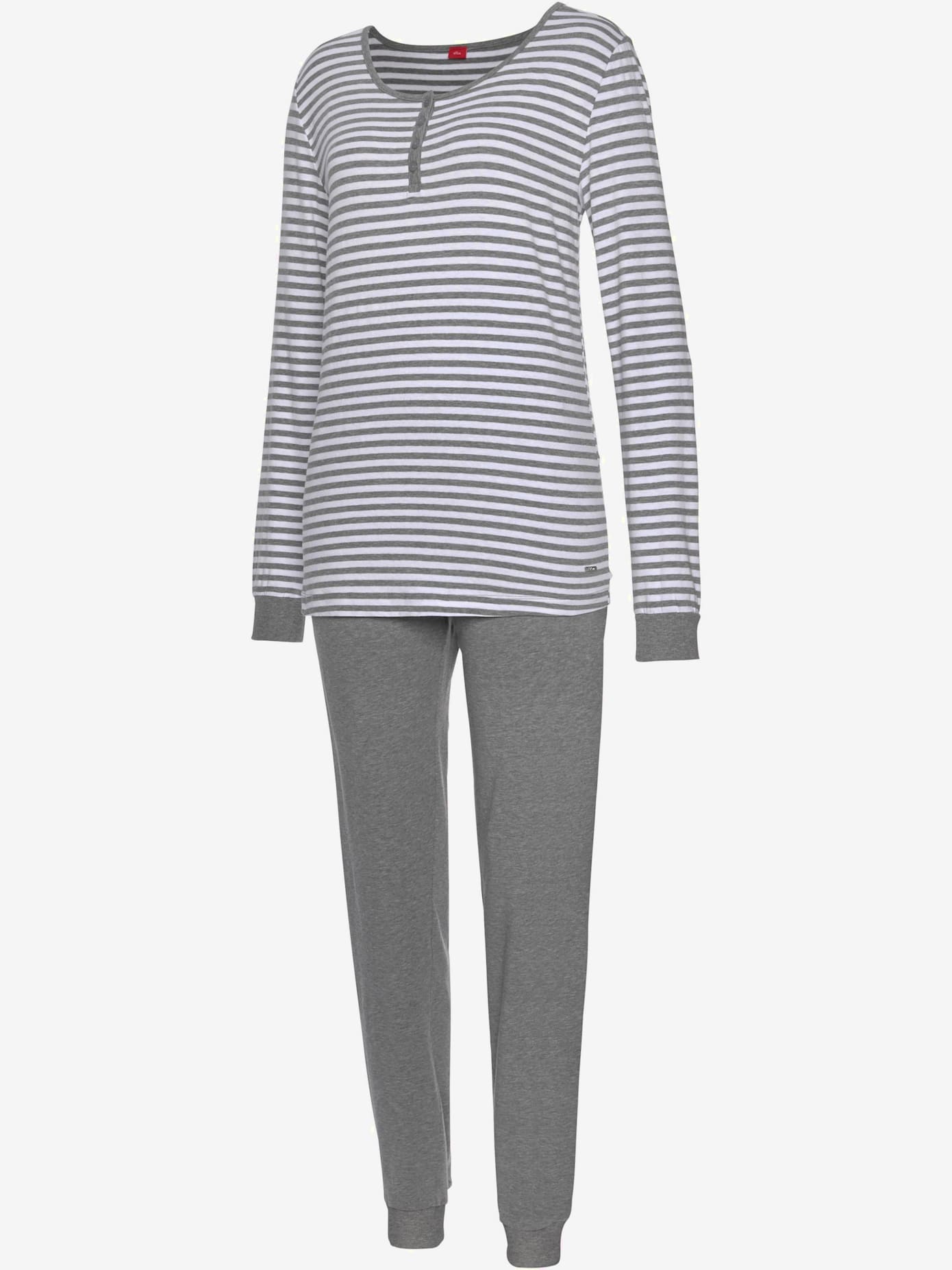 Pyjama imprimé, manches et jambes longues