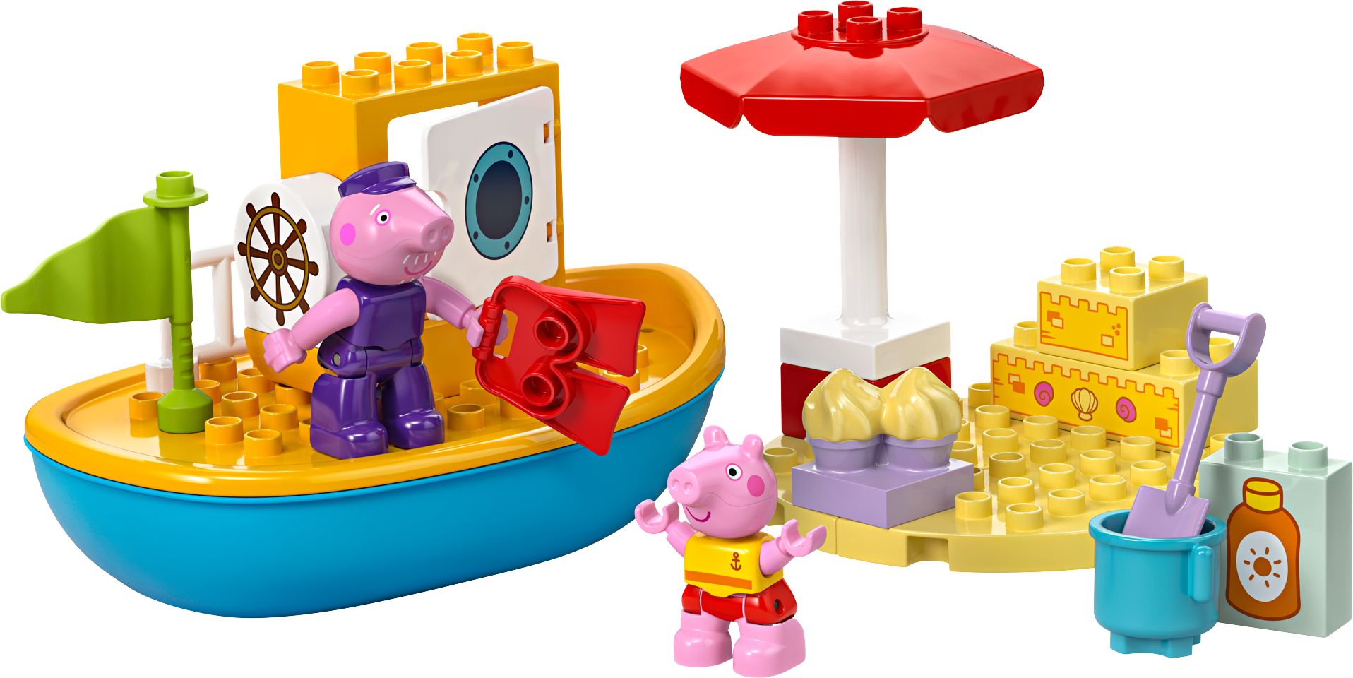 LEGO Duplo - Gurli Gris' bådtur (10432)