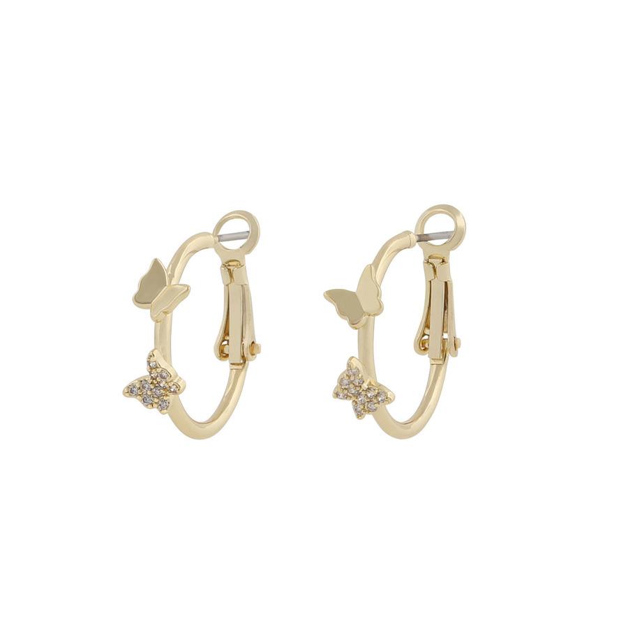 Snö Of Sweden Vega Ring Earring Gold/Clear