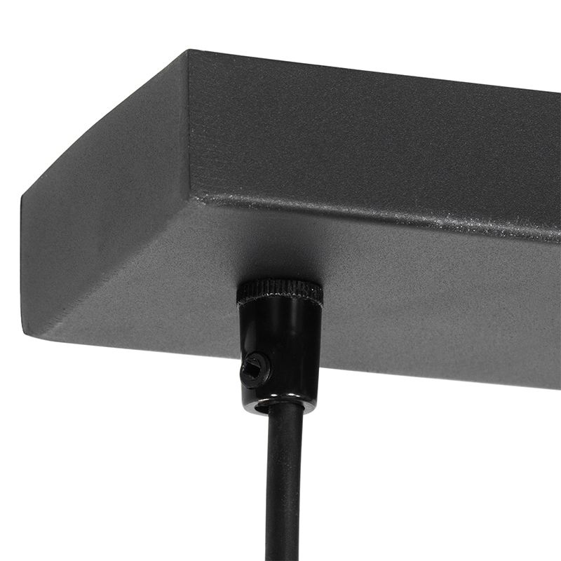 Moderne hanglamp zwart 5-lichts - Jeana