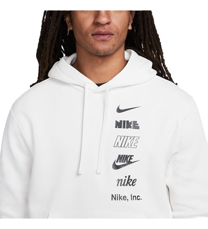 Nike Men Club Fleece Brushed Hoodie