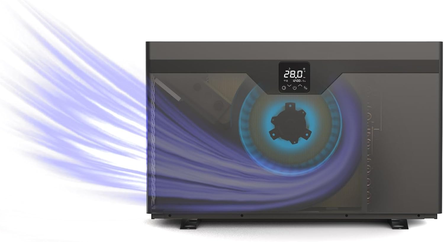 Sirius 11 Inverter Wärmepumpe 11,0 kW | Silent Modus | 32 / 38 / 50 mm | bis 50.000 l | Salzwasser geeignet (11.000 Watt)