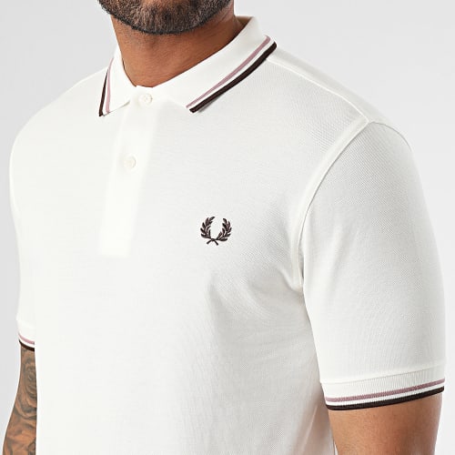 Polo Manches Courtes Twin Tipped M3600 Blanc