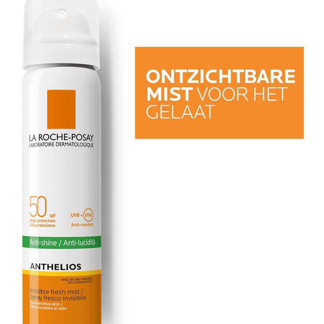 La Roche-Posay Anthelios Zonnebrand Mist Gezicht SPF50 75 ML