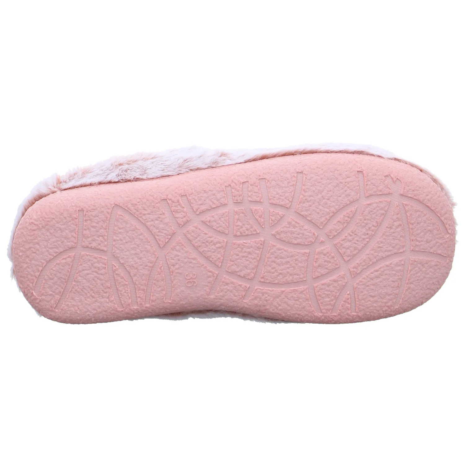 Hausschuh Rosa Textil