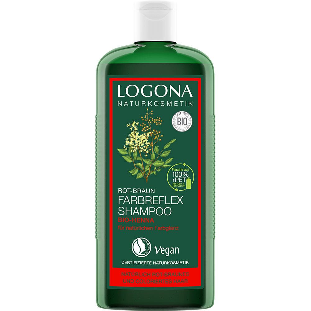 LOGONA FARBREFLEX SHAMPOO ROT-BRAUN BIO-HENNA