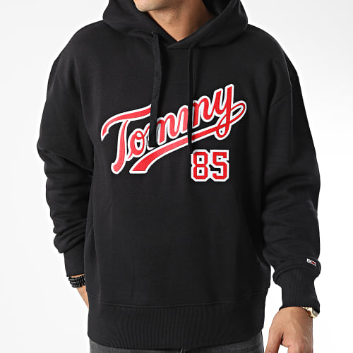 Sweat Capuche Relaxed College 85 5711 Noir