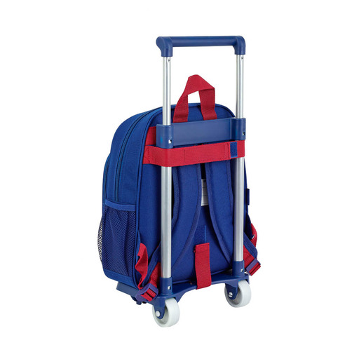 Mochila Fc Barcelona Infantil Pequeña Con Carro