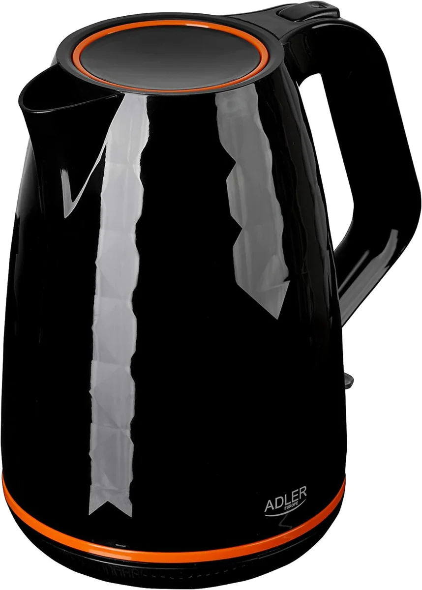 bouilloire électrique de 1,7L 2200W noir Adler