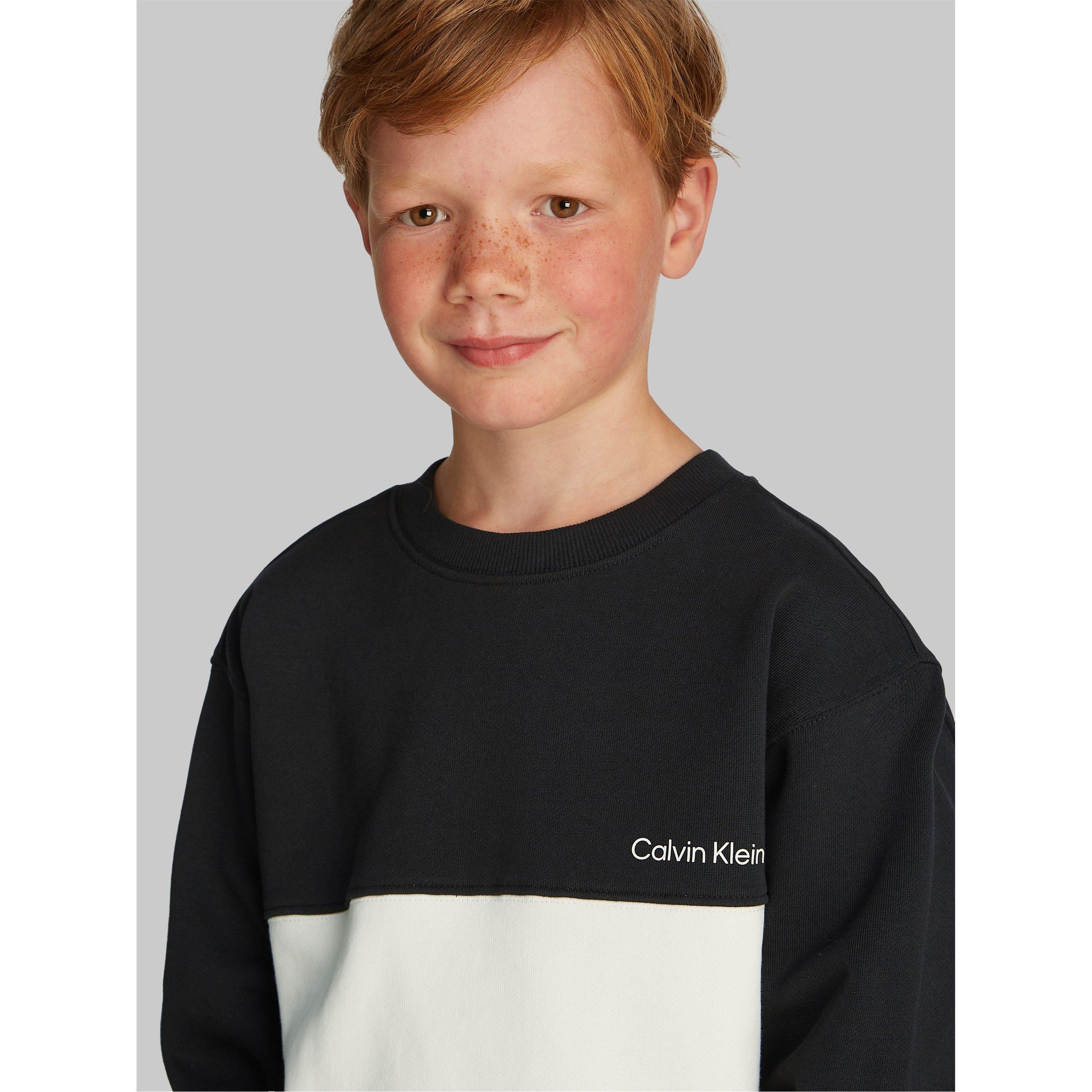 Calvin Klein Jeans COLOR BLOCK TERRY CN