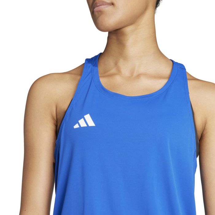 adidas Dame Singletter Adizero Tank Blå