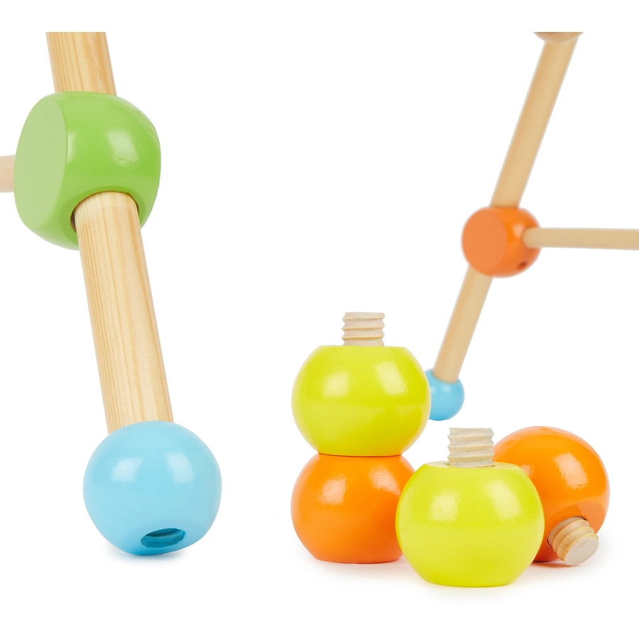 bieco Baby Holz-Gym mit Spielbogen