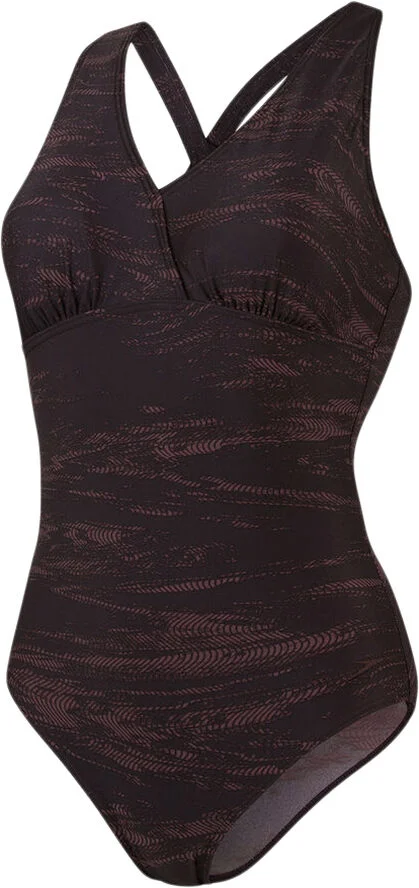 Speedo CROSSBACK PRINTED 1 PIECE Multifarvet