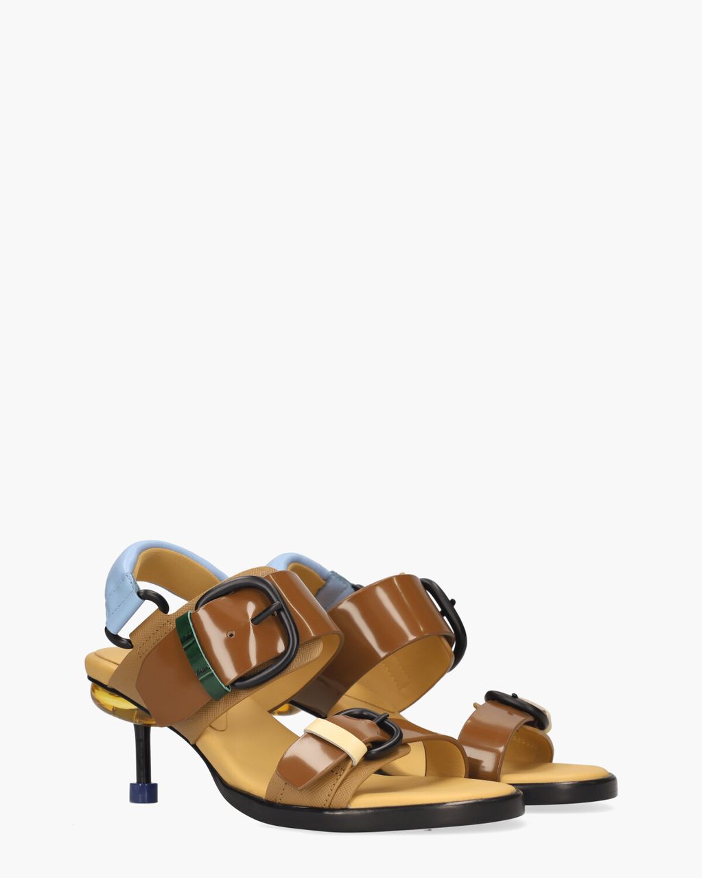 4CCCCEES Osha Line Mid Bruin/Multicolor Damespumps