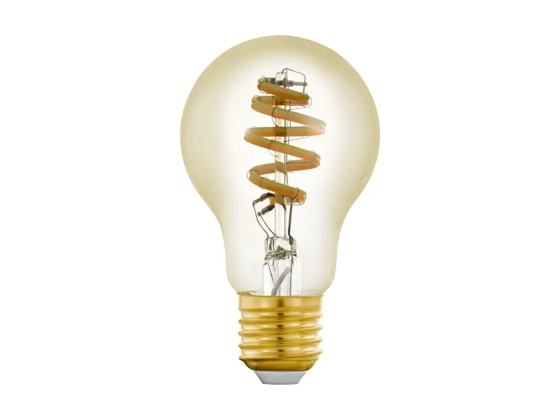 EGLO CONNECT-Z E27 LED A60 amberfarvet standardpære med spiral og forskelligt hvidt lys