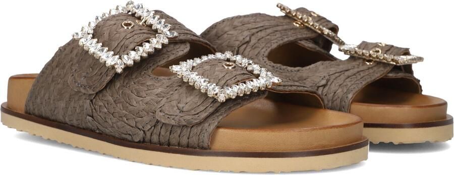 Inuovo Bruine Zomer Slippers Stijlvol Model