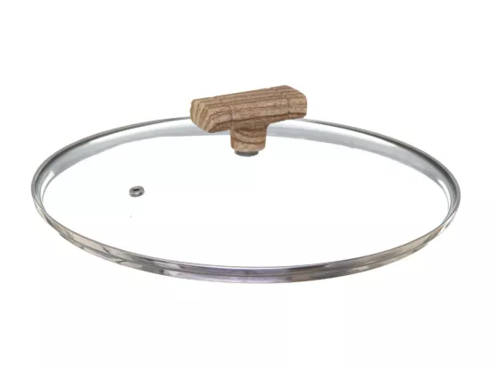 Sauteuse en aluminium - D. 28 cm - Effet pierre grise