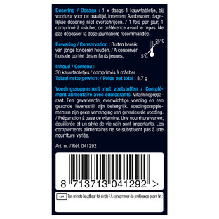 Lucovitaal Vitamine B12 1000mcg Kauwtabletten 30TB