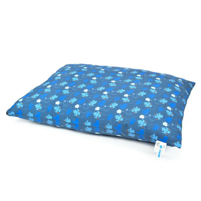 Coussin à glissière Schtroumpfs pour chien