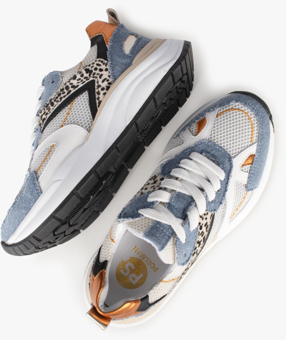 PS POELMAN blauwe ps poelman lage sneakers charu