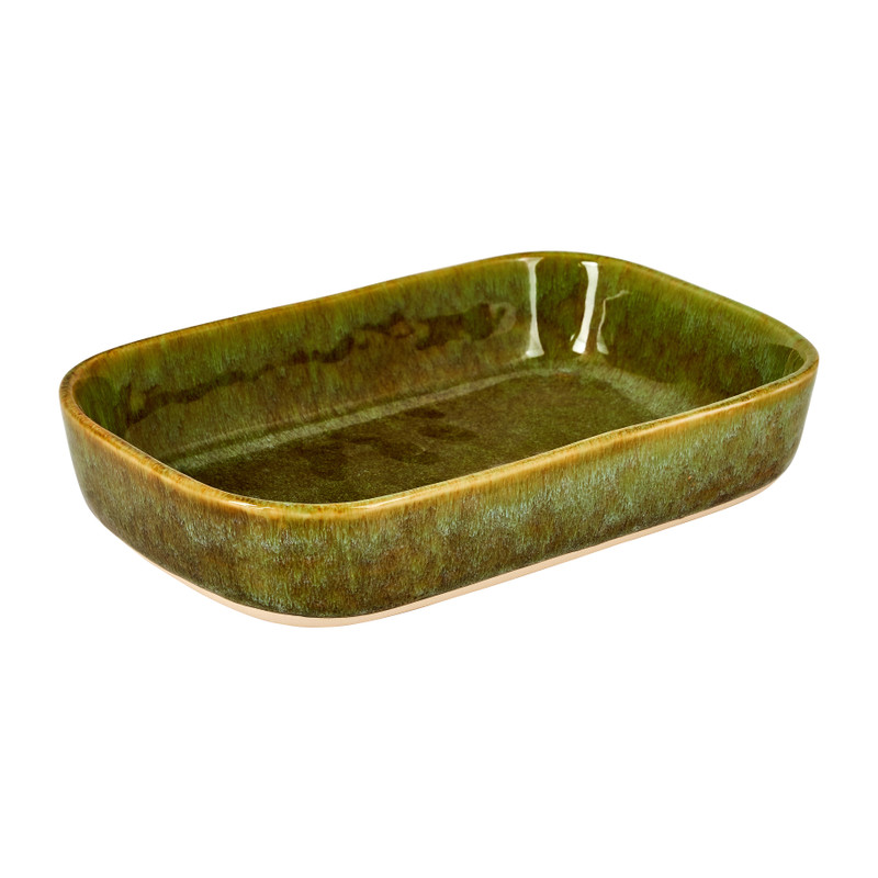 Ovenschaal stoneware - diverse kleuren - 22x15x5 cm