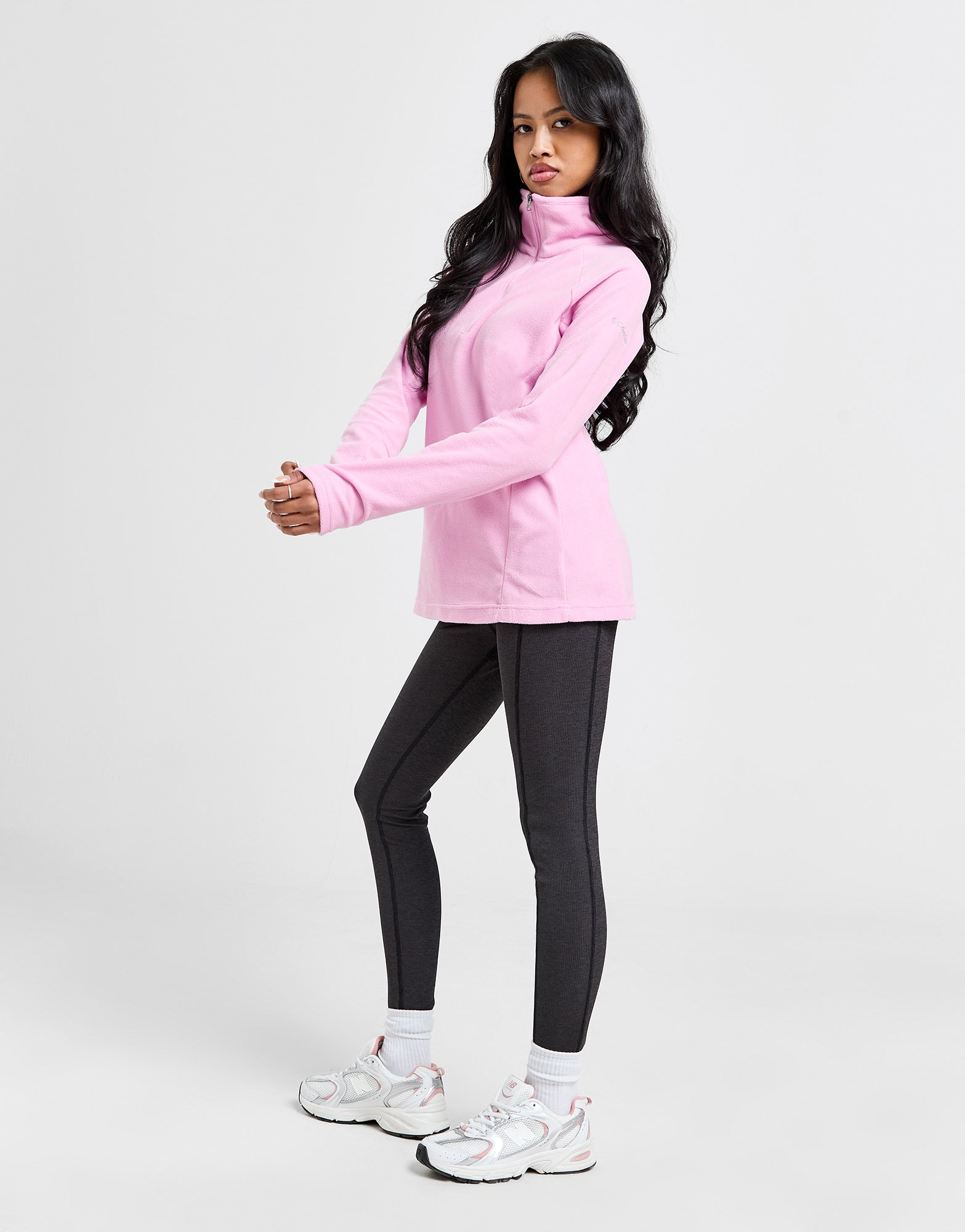 Columbia Haut Glacial Polar 1/4 Zippé Femme