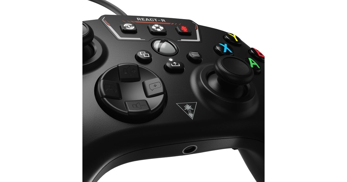 Turtle BeachREACT-R Controller  (Zwart, Xbox Series X, Xbox Series S, Xbox One, PC)