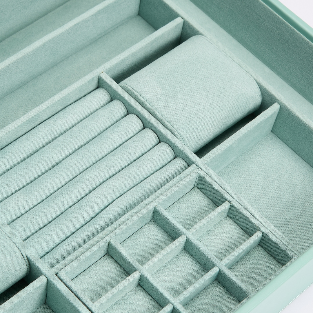 Wolf 1834 Sophia Schmuckbox mit Fenster Jade