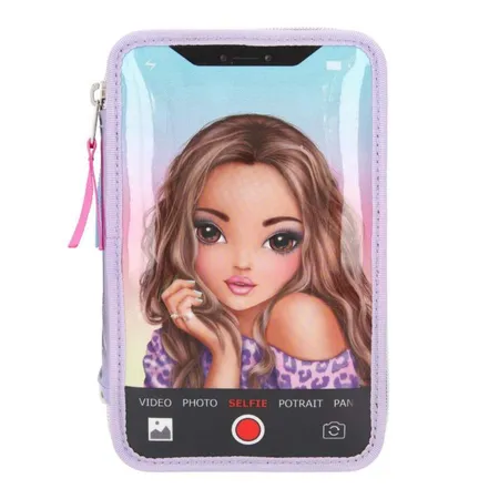 Depesche TOPModel 3-Federtasche SELFIE LED