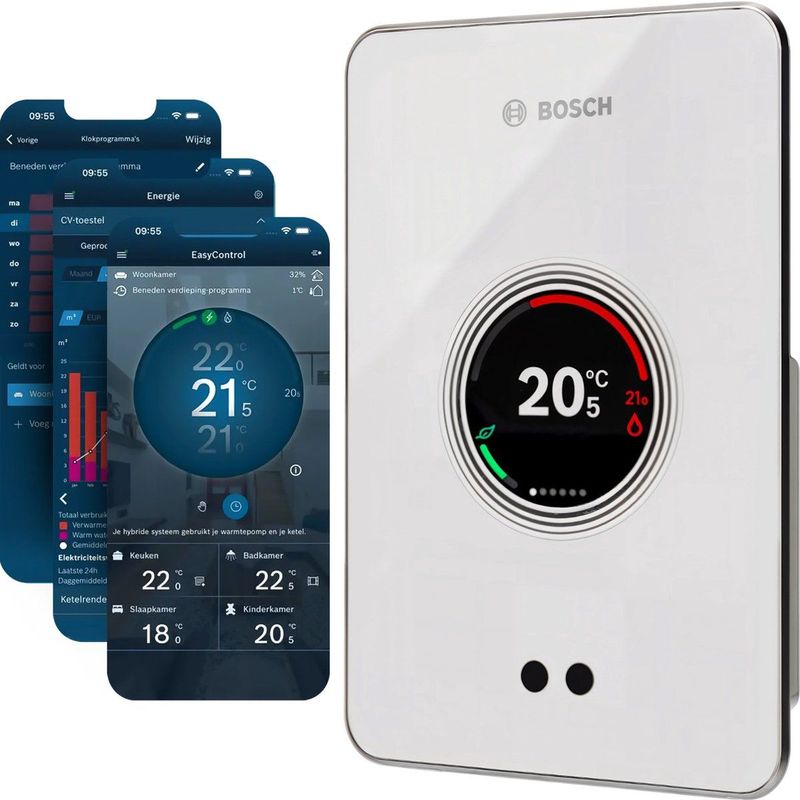 Bosch - EasyControl - Slimme Thermostaat - Zwart