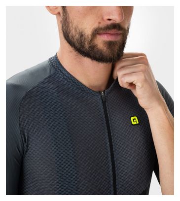 Maillot Manches Courtes Alé Web Noir