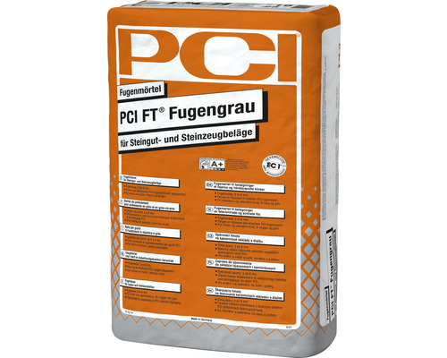 PCI FT® Voegengrijze Voegmortel voor Aardewerk en Steengoed Vloeren, Lichtgrijs, 25 kg