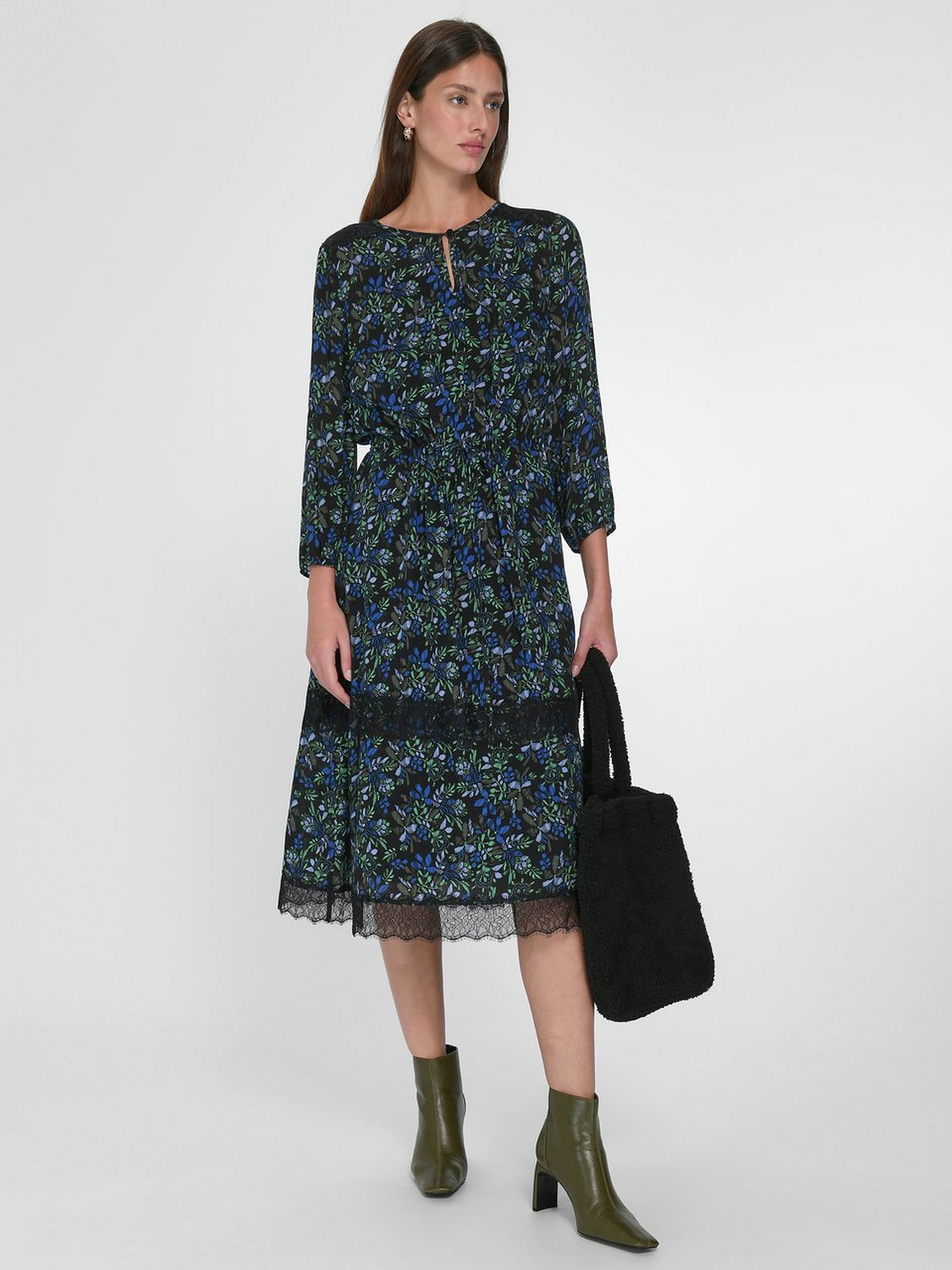 Kleid mit 3/4-Arm