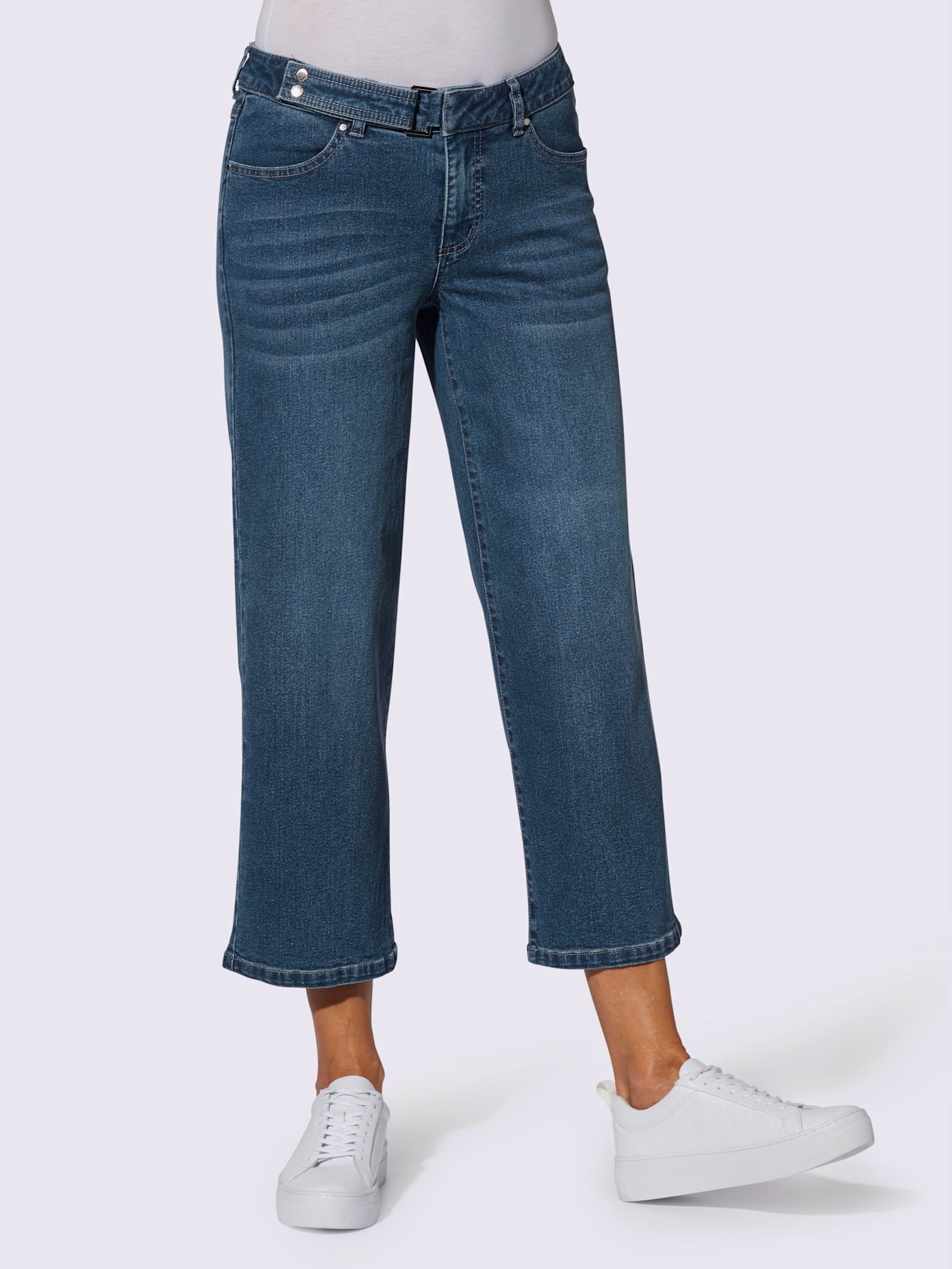 Jupe-culotte en jean qualité coton