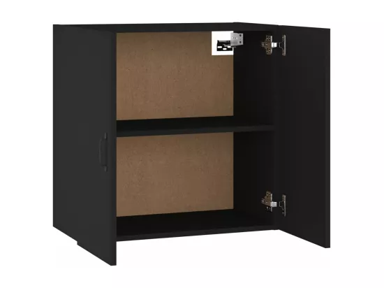 Armoire murale Noir 60x31x60 cm Bois d'ingénierie