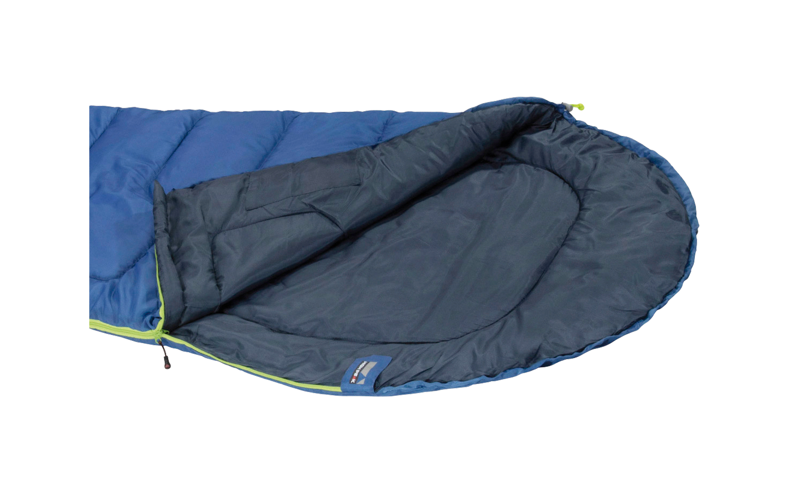 High Peak Action 250 Mumienschlafsack 225 x 80 cm dunkelblau/blau