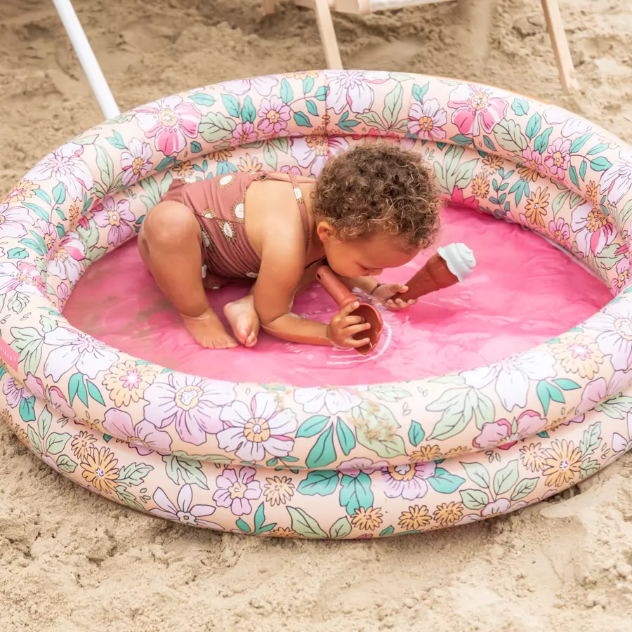 Swim Essentials Printed Children's Pool 100 cm Pink Blossom