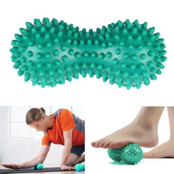 Spiky Ball peanut Muskel Massasje Roller Yoga Stick Body
