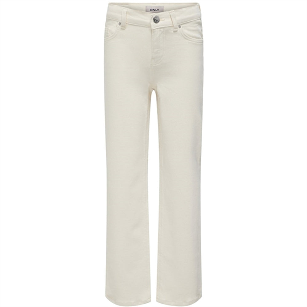 Ecru Juicy Wide Leg Denim Jeans Noos