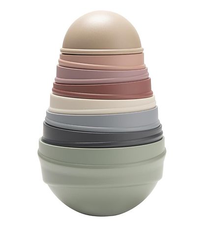 BIBS Stapelturm - 8 Teile - Pastel Rainbow